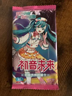 Hatsune Waifu Miku EXPO Vocaloid Trading Cards Sealed Booster Pack ANIME - Image 1