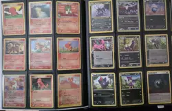 Pokemon Cards In A Binder Damaged Condition - Image 3