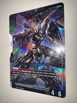 Freedom Gundam - GD01-065 LR GUNDAM TCG CARD GAME FOIL ENGLISH NEWTYPE RISING - Image 3