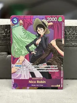 One Piece Card Game Nico Robin EB02-036 Alternate Art Rare English Edition - Image 1
