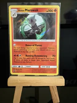 ALOLAN MAROWAK - 12/111 Crimson Invasion NM - Holo Rare - Pokemon TCG Card - Image 1