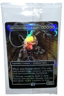 Spider-Man Magic the Gathering - Agent Anti-Venom Horrifying Healer Card Foil - Image 1