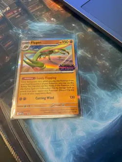 Flygon 016 Phantasmal Flames Stamp Promo Pre Release Near Mint Card - Image 1