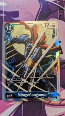 MirageGaogamon BT4-035 | BT4 Great Legend Digimon Card - Image 1