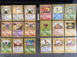 Lot of 18 non-holographic Pokemon Cards (1999 Base, Flower, Fossil) - Image 2