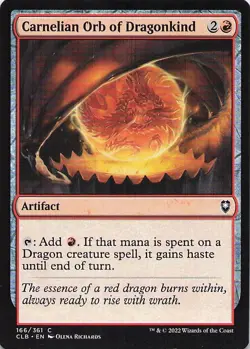 Carnelian Orb of Dragonkind Commander Legends: Battle for Baldur's Gate Regular - Image 1
