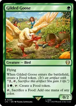 X 1 Gilded Goose NM-M The Lord of the Rings Commander 246 MTG Magic - Image 1