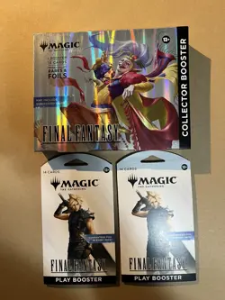 MTG Final Fantasy - Collector Omega Booster & 2 Play Boosters NEW - Image 1