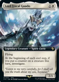 MTG Lord Jyscal Guado (Extended Art) Normal NM Commander: FINAL FANTASY Magic 13 - Image 1