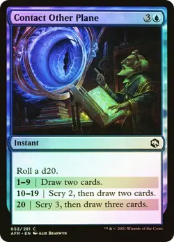 MTG - Contact Other Plane - Foil - AFR - Magic the Gathering - Image 1