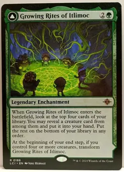Growing Rites of Itlimoc/Cradle of the Sun - Lost Caverns of Ixalan MTG NM/Mint - Image 1