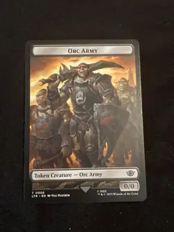 Orc Army Token 0006 The Lord Of The Rings Middle-Earth Magic The Gathering - Image 1