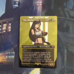 Tifa, Martial Artist Borderless Surge Foil MTG Final Fantasy Mythic Rare Mint - Image 1