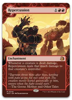 Repercussion #48 (NM) Wilds of Eldraine WOT Magic MTG - Image 1