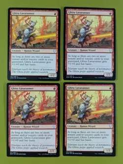 Ghitu Lavarunner X4 Dominaria 4x Playset Magic the Gathering MTG - Image 1