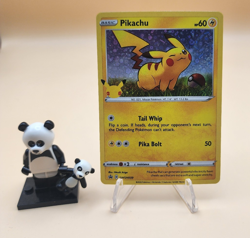 Pokemon TCG General Mills 25th Anniversary Pikachu #SWSH039 Black Star Promo - Image 1