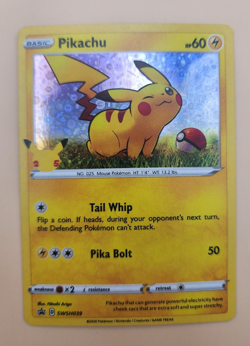 Pokemon TCG General Mills 25th Anniversary Pikachu #SWSH039 Black Star Promo - Image 3