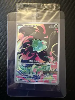 SEALED bulbasaur 133/132 STAMPED MEGA EVOLUTIONS POKEMON CARD GRADEABLE - Image 1