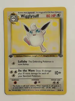 Pokemon TCG Wigglytuff Jungle 32/64 1st Edition Non-Holo Card - Image 1