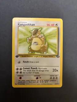 1999 Pokemon 1st Edition Jungle Kangaskhan 21/64 - Image 1