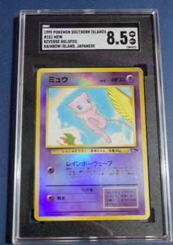 Pokemon Mew 1999 Southern Island Reverse Holo Japanese #151 SGC 8.5 - Image 1