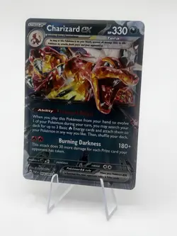 Charizard ex 054/091 Double Rare Holo Pokemon 2024 Paldean Fates - Image 2
