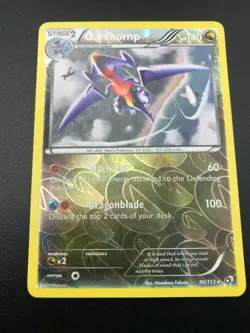 Garchomp 96/113 REVERSE HOLO RARE Pokemon BW Legendary Treasures NM 2013 A - Image 1