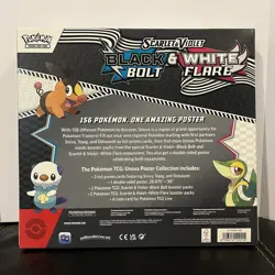 Pokemon Scarlet & Violet Black Bolt White Flare Poster Collection Box - Image 2
