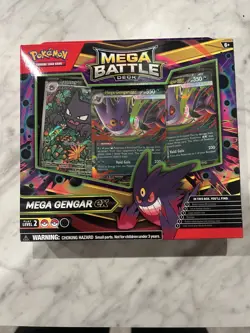 NEW Factory Sealed 2025 Pokemon Mega Battle Deck Mega Gengar ex -English -TCG - Image 1