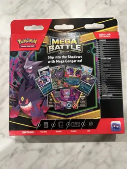 NEW Factory Sealed 2025 Pokemon Mega Battle Deck Mega Gengar ex -English -TCG - Image 3