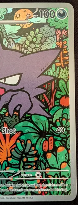Haunter 027 Me: Mega Evolution Promo Black Star Illustration Rare Pokemon NM EN - Image 3