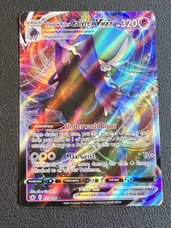 Shadow Rider Calyrex VMAX 75/198 Ultra Rare Chilling Reign Pokemon TCG - Image 1