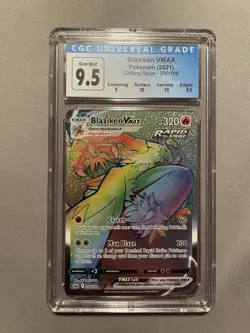 Pokemon TCG Blaziken VMAX Chilling Reign 200/198 Holo Secret Rare CGC 9.5 - Image 1