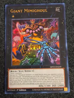 x1 Giant Mimighoul - MP25-EN259 - Ultra Rare - 1st Edition Yu-Gi-Oh! M/NM - Image 1