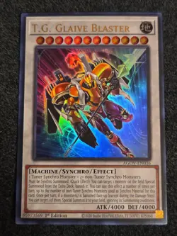 Yugioh T.G. Glaive Blaster Ultra Rare AGOV-EN036 1st Near Mint - Image 1