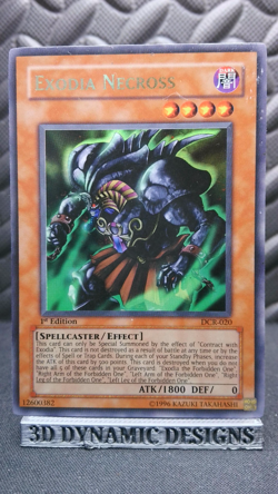 | Yugioh Exodia Necross DCR-020 1st Edition Ultra Rare Dark Crisis HP 🔥 | - Image 1