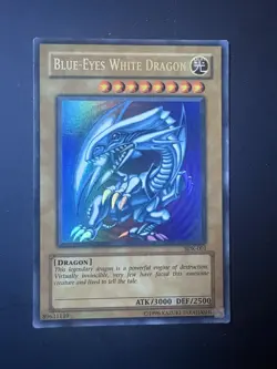 Yugioh Blue-Eyes White Dragon SDK-001 Ultra Rare Unlimited NM 1996 - Image 2
