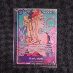 Black Maria (Illustration Box Vol.2) OP08-074 One Piece Promo Cards Foil sealed - Image 1