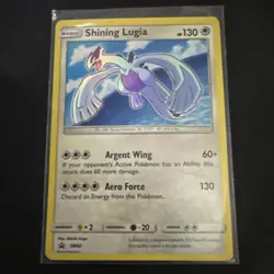 Pokemon TCG Shining Lugia SM82 2017 Black Star Promo Holo Card - Image 1
