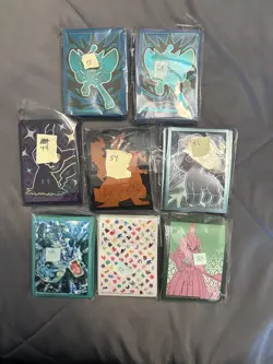 8 Assorted Pokemon ETB Card Sleeves (# on front)Lot Sealed Elite Trainer Box New - Image 1