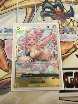 One Piece Card Game Shirahoshi OP03-116 UC Release Event Winner Pack Promo NM - Image 1