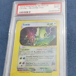 Celebi Skyridge 145/144 PSA 9 - Reverse Pokemon Card - Image 1