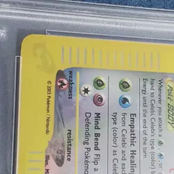 Celebi Skyridge 145/144 PSA 9 - Reverse Pokemon Card - Image 3