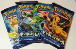1 Pokemon TCG XY Evolutions 2016 Factory Sealed Trading Card Booster Pack - Image 1