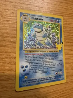 Pokemon TCG Blastoise Holo Rare Card 2/102 Celebrations Classic Collection - Image 2