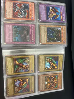 yugioh cards blue eyes white dragon dark magician red eyes black metal dragon - Image 1