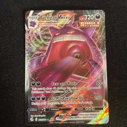 Pokemon TCG Gengar VMAX 157/264 Swsh08: Fusion Strike Holo Card Mint Condition - Image 1