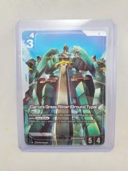 Carta's Graze Ritter (Ground Type) (R+) - Dual Impact (GD02) Gundam Card Game NM - Image 1