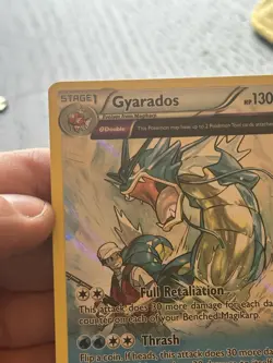 Pokemon TCG Gyarados 21/98 Ancient Origins Non-Holo Half Art Card Mint Condition - Image 5