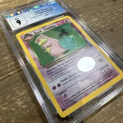 Dark Slowbro - 12/82 - Holo Team Rocket 1st Edition CGC 9 Pokemon card (MINT) - Image 3